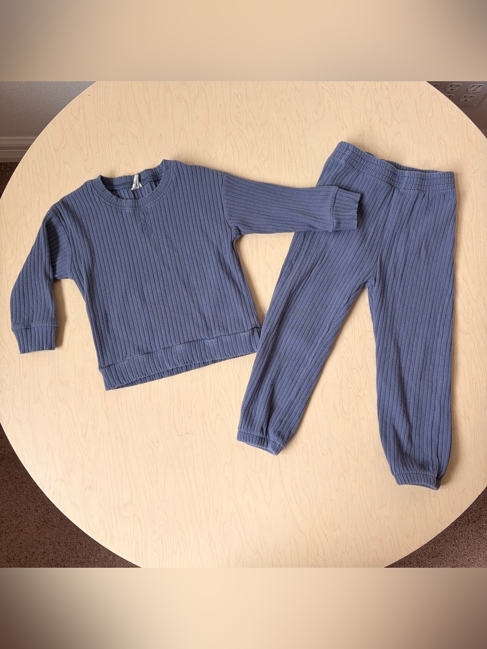 Kate Quinn 2T Unisex Two Piece Set in Blue Long Sleeve Top & Pants